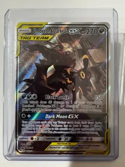 Pokemon TCG Umbreon & Darkrai GX SM241 Sun & Moon Promo Card NM Condition - Image 1