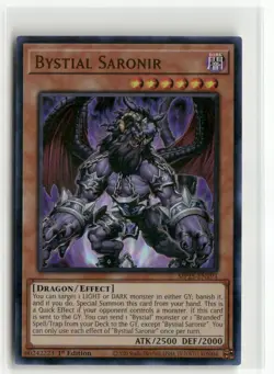Yugioh Bystial Saronir MP25-EN293 Ultra Rare NM 1st Ed - Image 1