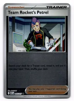 Team Rocket's Petrel 176/182 Destined Rivals Reverse Holo NM - Image 1