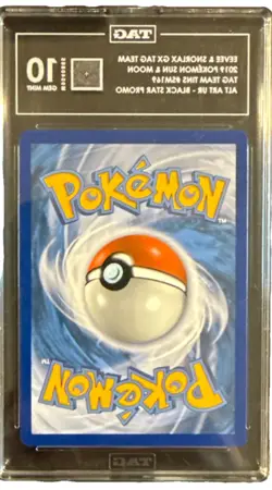 Tag 10 (ranked #1) Eevee & Snorlax GX SM169 Sm Holo Promo Pokemon Card - Image 2