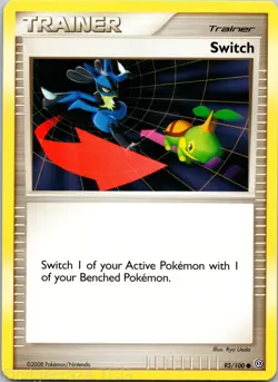Switch 93/100 Common Stormfront Pokemon LP - Image 1