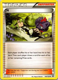 N 105/124 Uncommon Fates Collide Pokemon LP - Image 1