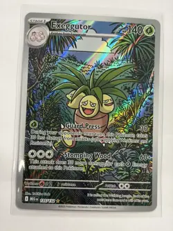 Pokemon Exeggutor 135/132 Me01: Mega Evolution Illustration Rare Holo 140 HP - Image 1