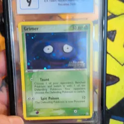 Pokemon TCG Grimer EX Team Rocket Returns 56/109 Reverse Holo CGC 9 English 2004 - Image 4