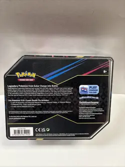 Pokemon TCG - Crown Zenith Tin [Galarian Moltres] New MULTIPLE SOLD!! - Image 3