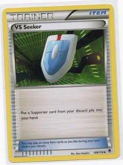 VS Seeker 109/119 Uncommon Non Holo Pokemon TCG - Image 1