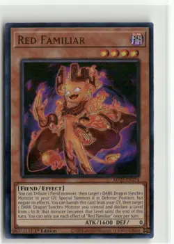 Yugioh Red Familiar MP25-EN274 Ultra Rare NM 1st Ed - Image 1