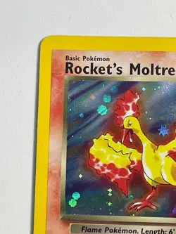 Pokemon Gym Heroes Rocket’s Moltres Holo Rare #12/132 - Image 2