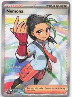 Nemona 229/091 Ultra Rare Paldean Fates Pokemon Near Mint - Image 1
