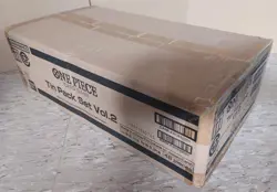 FACTORY SEALED CASE TS02 / OP13 Tin Pack = 4x Display = 48xTin One Piece ENGLISH - Image 1