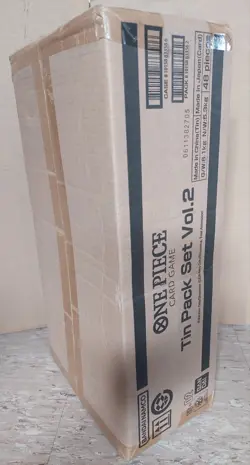 FACTORY SEALED CASE TS02 / OP13 Tin Pack = 4x Display = 48xTin One Piece ENGLISH - Image 5