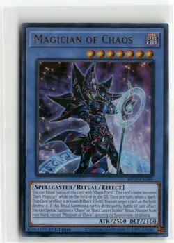 Yugioh Magician of Chaos MP25-EN266 Ultra Rare NM 1st Ed - Image 1