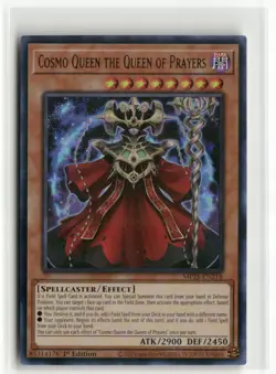 Yugioh Cosmo Queen the Queen of Prayers MP25-EN218 Ultra Rare NM 1st Ed - Image 1