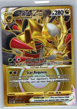 Giratina VSTAR (Secret) 212/196 SWSH11: Lost Origin - Pokemon Card - NM - Image 1