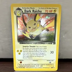 Pokemon Dark Raichu 83/82 Team Rocket Secret Rare Holo 70HP 2000 Card - Image 1