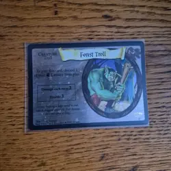 Harry Potter TCG #2 Forest Troll Holo Promo Trading Card - Image 2