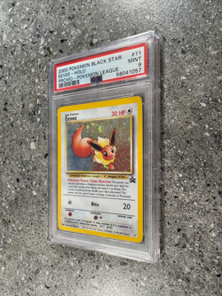 Pokemon TCG Cards Eevee 11 WOTC Black Star Promo Holo PSA 9 MINT - Image 4
