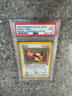 Pokemon TCG Cards Eevee 11 WOTC Black Star Promo Holo PSA 9 MINT - Image 5