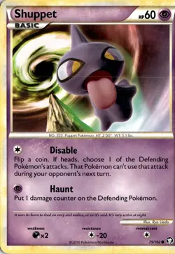 Shuppet 75/102 Triumphant Pokemon Card TCG - Image 1
