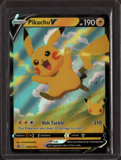 Pikachu V SWSH143 SWSH: Sword & Shield Promo Cards Holo - Image 1