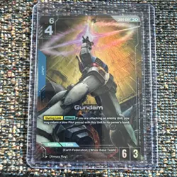 Gundam Card Game TCG - Gundam (RX-78-2) GD04-001 LR+ English - Image 1