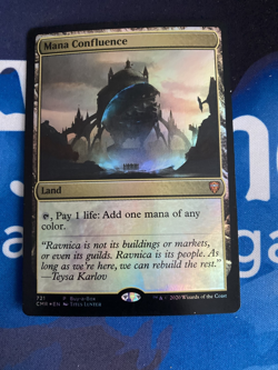 1x MTG Mana Confluence FOIL Commander Legends Box Promo NM Magic the Gathering - Image 1