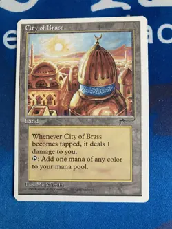1x MTG City of Brass Chronicles Lightly Played Magic the Gathering - Image 1