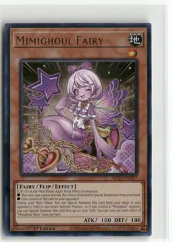 Yugioh Mimighoul Fairy MP25-EN257 Ultra Rare NM 1st Ed - Image 1