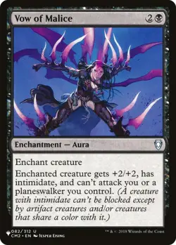 Vow of Malice 082/312 Uncommon The List Reprints Near Mint - Image 1