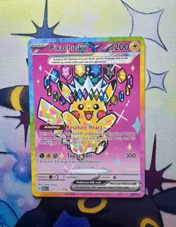 Pokemon Card - Pikachu ex Ascended Heroes 277/217 SIR Special Illustration Rare - Image 1