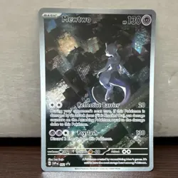 Pokemon Mewtwo 052 SV: Scarlet & Violet Promo Holo Basic 130HP 2023 Card - Image 1