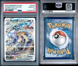 2023 POKEMON SWORD AND SHIELD CROWN ZENITH #GG44 FULL ART MEWTWO VSTAR PSA 10 - Image 3