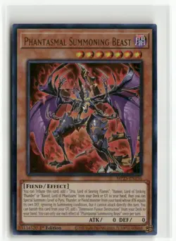 Yugioh Phantasmal Summoning Beast MP25-EN156 Ultra Rare NM 1st Ed - Image 1