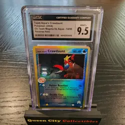 CRAWDAUNT REVERSE HOLO - CGC 9.5 - 2004 EX Team Magma Vs. Team Aqua - 14/95 - Image 1