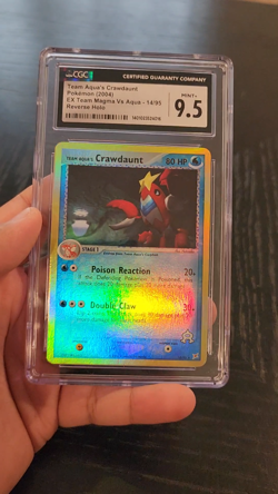 CRAWDAUNT REVERSE HOLO - CGC 9.5 - 2004 EX Team Magma Vs. Team Aqua - 14/95 - Image 2