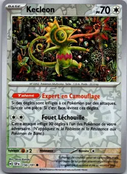 Carte Pokemon Kecleon 150/191 Reverse 2024 - Image 1