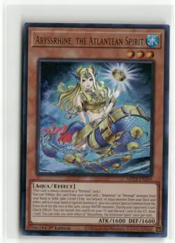 Yugioh Abyssrhine, the Atlantean Spirit MP25-EN244 Ultra Rare NM 1st Ed - Image 1