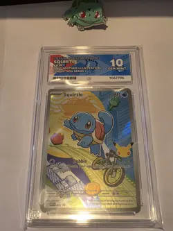 Pokemon Squirtle MEP 039 ACE 10 Gem Mint First Partner Illustration Promo 30th - Image 1