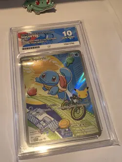 Pokemon Squirtle MEP 039 ACE 10 Gem Mint First Partner Illustration Promo 30th - Image 2
