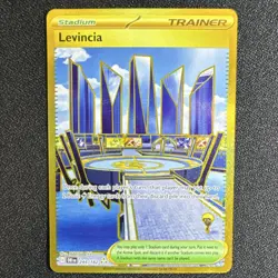 Pokemon Levincia 244/182 Sv10: Destined Rivals Gold Rare Trainer Full Art Foil - Image 1