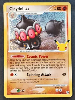 Claydol 15/10 🎊 Celebrations: Classic Collection Holo Rare, Pokemon 2021 •LP/NM - Image 1