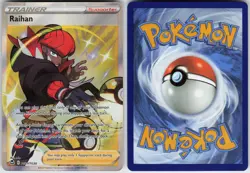 Raihan TG27/TG30 Ultra Rare Silver Tempest Trainer Gallery Pokemon Holo NM - Image 2