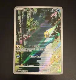 Pokemon Psyduck 175/165 Illustration Rare Holo Full Art SV151 English 70 HP - Image 1