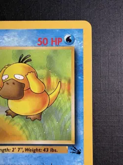 Pokemon TCG Psyduck Fossil 53/62 1st Edition 50 HP 1999 Wizards Regular RARE - Image 2