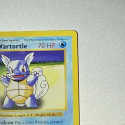 Wartortle Shadowless 42/102 Pokemon Base Set 1999 Nm- Lp++ - Image 3