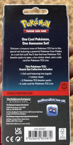 Pokemon TCG: Knock Out Collection- Iron Jugulis - Brand New / Factory Sealed - Image 3