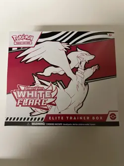 Pokemon TCG Scarlet & Violet White Flare Elite Trainer Box Factory Sealed ETB - Image 1