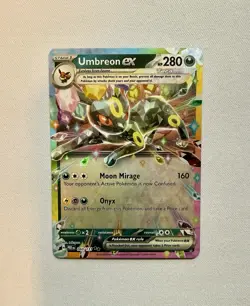 Umbreon ex #60/131 Double Rare Prismatic Evolutions Pokemon TCG NM+ - Image 1
