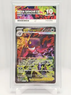 Mega Gengar #284/217 Pokemon Ascended Heroes Ace 10 Gem Mint - x2 - Image 2