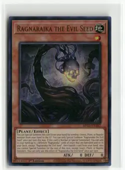 Yugioh Ragnaraika the Evil Seed MP25-EN182 Ultra Rare NM 1st Ed - Image 1